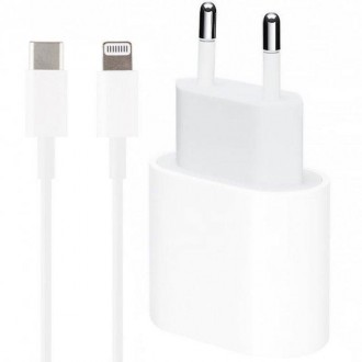  Мережевий зарядний пристрій USB-C iPhone12 20W 20W 2в1 Original (в коробці) - б. . фото 6