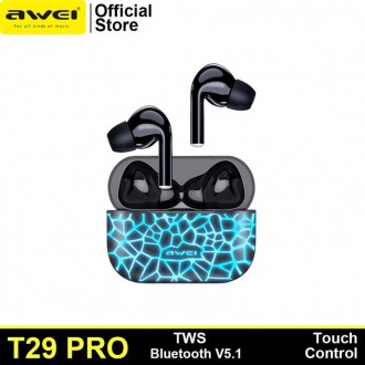  Беспроводные наушники-вкладыши Awei T29 Pro – это передовое решение для вашего . . фото 3