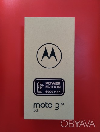 Motorola Moto G54 Power Edition - батарея 6000 mAh.
12/256 ГБ.
Новий, з заводс. . фото 1