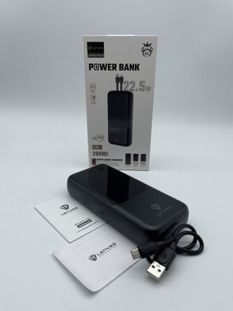 Внешний аккумулятор Power Bank Lenyes PX251D – практичное и мощное зарядное устр. . фото 2