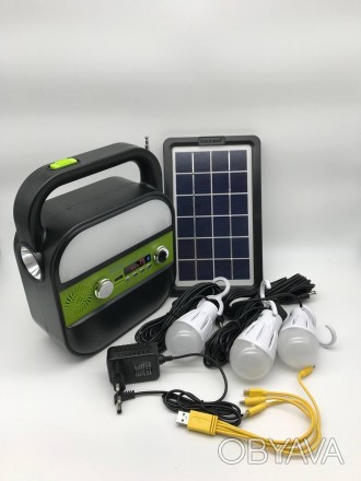 
Аккумуляторный фонарь Digital Light Kit WXH-9018B с солнечной панелью является . . фото 1