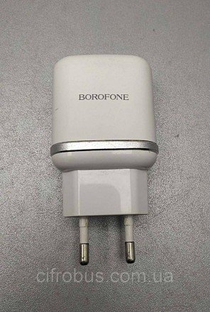 Сетевое зарядное устройство Borofone BA36A 1 USB QC3.0 Micro белого цвета – унив. . фото 2