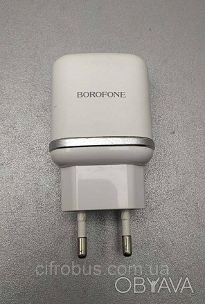 Сетевое зарядное устройство Borofone BA36A 1 USB QC3.0 Micro белого цвета – унив. . фото 1