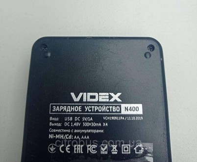 Videx VCH-N400 — зарядное устройство, предназначенное для зарядки Ni-MH (никель-. . фото 6