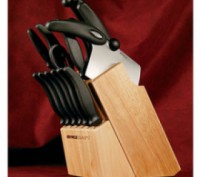 Набір професійних кухонних ножів Miracle Blade 13 штук приладів-Набір сталевих н. . фото 6