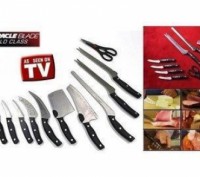 Набір професійних кухонних ножів Miracle Blade 13 штук приладів-Набір сталевих н. . фото 4