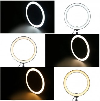 Кольцевая светодиодная Led лампа Ring для блогера / селфи / фотографа / визажист. . фото 4