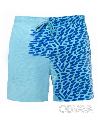 Шорты хамелеон для плавания, пляжные мужские спортивные шорты меняющие цвет
 
 В. . фото 1