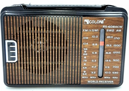 Радиоприемник Golon RX-608ACW AM/FM/TV/SW1-2 5-ти волновой 
GOLON RX-608ACW ради. . фото 7