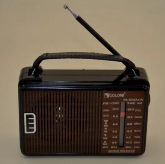 Радиоприемник Golon RX-608ACW AM/FM/TV/SW1-2 5-ти волновой 
GOLON RX-608ACW ради. . фото 6
