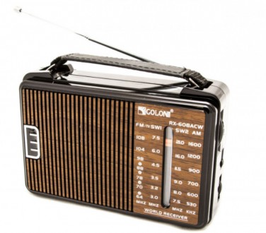 Радиоприемник Golon RX-608ACW AM/FM/TV/SW1-2 5-ти волновой 
GOLON RX-608ACW ради. . фото 4