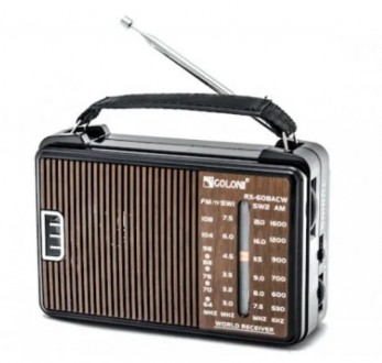 Радиоприемник Golon RX-608ACW AM/FM/TV/SW1-2 5-ти волновой 
GOLON RX-608ACW ради. . фото 2