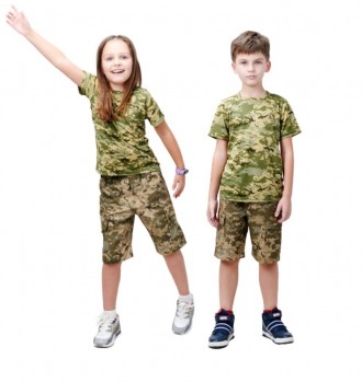 Дитячий камуфляж комплект футболка шорти RANGER ARMY KIDS Піксель. Одеса. фото 1 Дитячий камуфляж комплект футболка шорти RANGER ARMY KIDS Піксель. Одеса. фото 1
