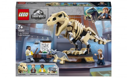 LEGO Jurassic World Скелет тираннозавра на выставке (76940). Дніпро. фото 1 LEGO Jurassic World Скелет тираннозавра на выставке (76940). Дніпро. фото 1