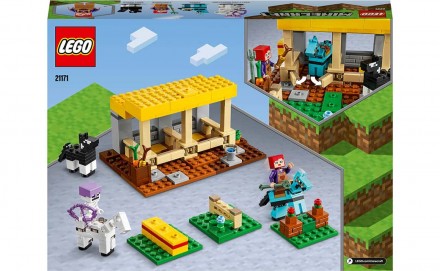 Набор 21171 "Конюшня" из серии LEGO Minecraft расскажет вам о содержании благоро. . фото 3