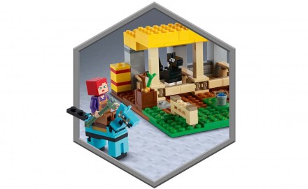Набор 21171 "Конюшня" из серии LEGO Minecraft расскажет вам о содержании благоро. . фото 7