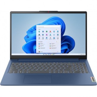 Ноутбук Lenovo, модель IdeaPad Slim 3 15AMN8 Abyss Blue (82XQ006XPB) оснащён все. . фото 2