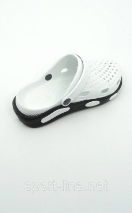 
Крокси білі.
Взуття виробляється за особливою технологією спінювання із сучасни. . фото 4