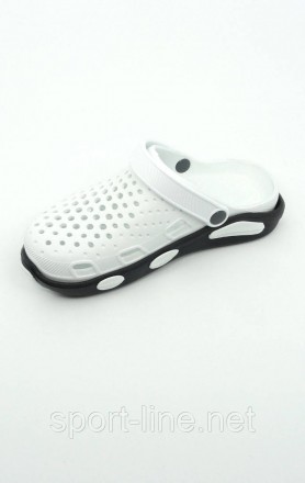 
Крокси білі.
Взуття виробляється за особливою технологією спінювання із сучасни. . фото 5