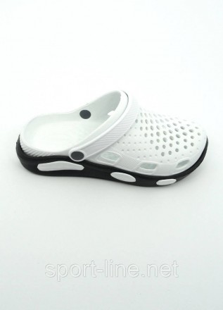 
Крокси білі.
Взуття виробляється за особливою технологією спінювання із сучасни. . фото 3