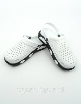 
Крокси білі.
Взуття виробляється за особливою технологією спінювання із сучасни. . фото 7