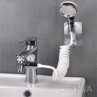 Душевая система на умывальник с турмалином modified faucet with external shower . . фото 1
