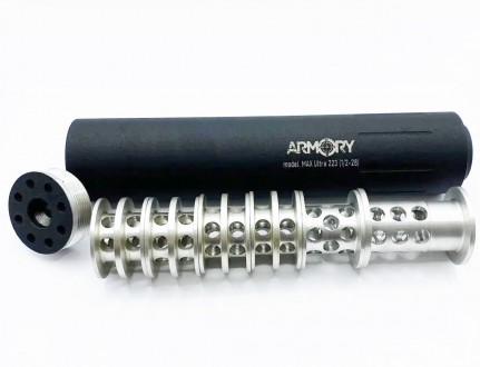 Глушник ARMORY Max Ultra 223 різьба 1/2x28 
Глушник торгової марки ARMORY модель. . фото 3