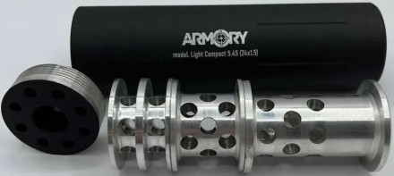 ПБС для АК 5.45 ARMORY Light Ultra
Глушник торгової марки ARMORY модель Light Ul. . фото 2