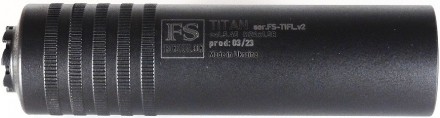 Глушитель ТИТАН 5.45 FS-T1FL V2 різьба 24x1.5
Невеликий по довжині, діаметр каме. . фото 2