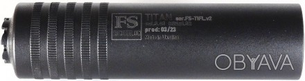 Глушитель ТИТАН 5.45 FS-T1FL V2 різьба 24x1.5
Невеликий по довжині, діаметр каме. . фото 1
