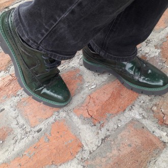 Стильные мужские ботинки черевики осенние осіння обувь взуття кожаные шкіряні 43. . фото 9