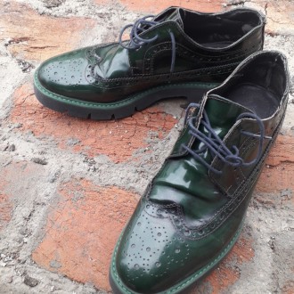 Стильные мужские ботинки черевики осенние осіння обувь взуття кожаные шкіряні 43. . фото 7