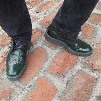 Стильные мужские ботинки черевики осенние осіння обувь взуття кожаные шкіряні 43. . фото 6