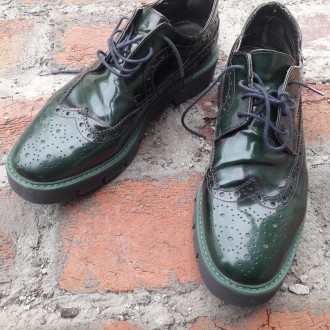Стильные мужские ботинки черевики осенние осіння обувь взуття кожаные шкіряні 43. . фото 3