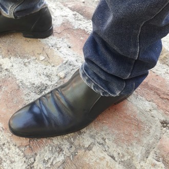 Стильные мужские туфли туфлі черевики обувь взуття кожаные шкіряні 43-43.5 разме. . фото 6