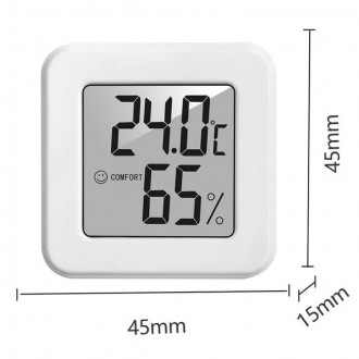 Цифровий термометр датчик температури та вологості. Від батарейка (AG13), у комп. . фото 3
