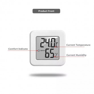 Цифровий термометр датчик температури та вологості. Від батарейка (AG13), у комп. . фото 4