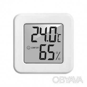 Цифровий термометр датчик температури та вологості. Від батарейка (AG13), у комп. . фото 1
