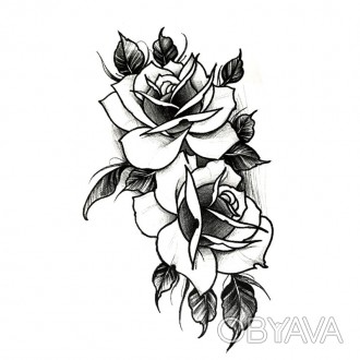 Тату tattoo временное татту наклейка на тело одноразовая куст роз
Носитья 10-20 . . фото 1