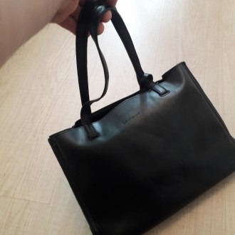 Стильные женская мужская сумка кожаная сумочка черная.
Материал: кожа. Подкладка. . фото 10