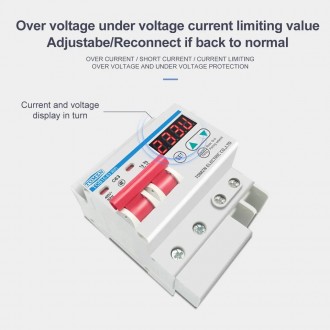 Tomzn wi-fi вимикач автоматичний вимикач у щитову AC 63а.
Зазвичай, садять після. . фото 7