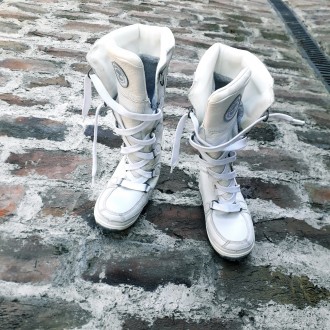 Женские ботинки сапоги зимние на -30 Timberland 37.5 размер.
Под теплый носок 37. . фото 4