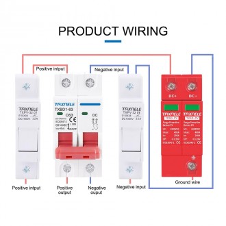 УЗИП DC до 60ka до 600V Texnele устройство защиты от импульсных перенапряжений
Л. . фото 4