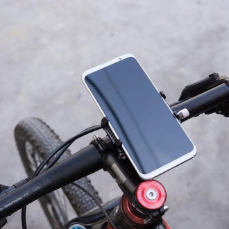 Держатель смартфона телефона на мотоцикл велосипед кронштейн на руль, самоката, . . фото 5