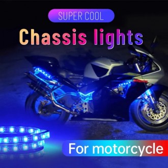 Светодиодная лента с пультом RGB для подсветки мотоцикла
материал ABS пластик. И. . фото 6
