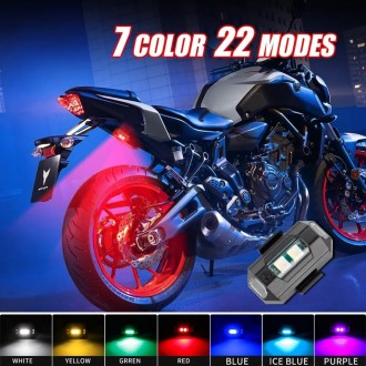 Светодиодная подсветка мотоцикла велосипеда скутера.
Материал ABS пластик. Имеет. . фото 3