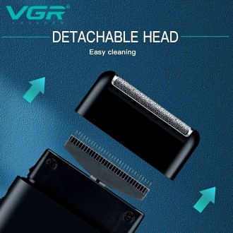 Триммер электробритва бритва для бритья t9. Фирма VGR. МодельV390.
Вес 60 грамм.. . фото 4