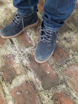 Мужские замшевые ботинки осенние обувь кожаные 43 
Материал: кожа замш. Коженная. . фото 3