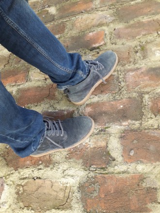Мужские замшевые ботинки осенние обувь кожаные 43 
Материал: кожа замш. Коженная. . фото 6