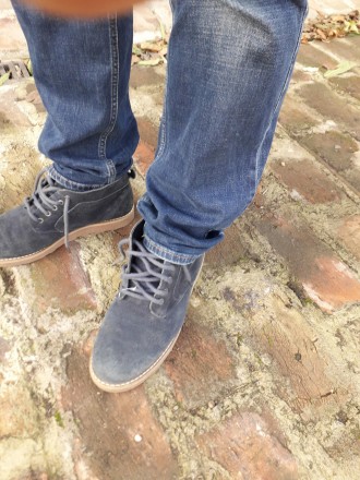 Мужские замшевые ботинки осенние обувь кожаные 43 
Материал: кожа замш. Коженная. . фото 4